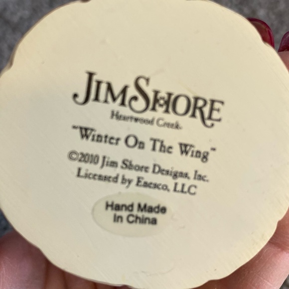 Jim Shore Angel Ornament Winter On The Wing Heartwood Creek 2010 Enesco - Picture 6 of 6